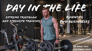 DAY IN THE LIFE  Training For An Extreme Triathlon  Running Two Businesses  CELTMAN Prep Ep7 [upl. by Mayhs862]