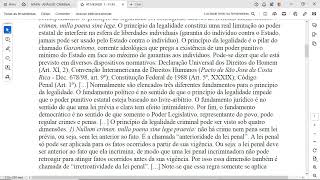 Por imposição do princípio do nullum crimen sine lege o legislador quando quer impor ou proibir co [upl. by Nyrroc827]