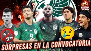 ¡CONVOCATORIA LISTA ASÍ JUGARÁ MÉXICO VS HONDURAS ¡QUIÑONES X CHUCKY [upl. by Tedie700]