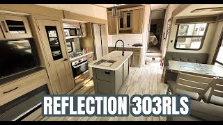 Reflection 303RLS  rear living fifth wheel  Primeaux RV [upl. by Nehgem338]