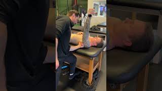 Latissimus Dorsi Pin and Stretch Manual Therapy for Physical Therapists [upl. by Kalagher694]