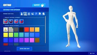 How To Get All White And All Black Superhero Skin In Fortnite [upl. by Tini]