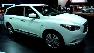 2014 Infiniti QX60 35 JX35  Exterior and Interior Walkaround  2013 New York Auto Show [upl. by Hodge]