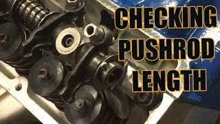 Checking pushrod length Part 1 FE Build 1 [upl. by Gupta]