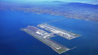 El primer aeropuerto del mundo construido en el mar  Aeropuerto internacional de Kansai [upl. by Aisor466]