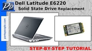 Dell Latitude E6220 mSATA Solid State Drive SSD Video Tutorial Teardown [upl. by Gnem]