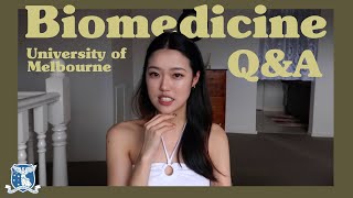 QampA Biomedical Student at The University of Melbourne Reflection [upl. by Marguerita]