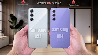 Samsung a55 vs Samsung a54 [upl. by Eyma]