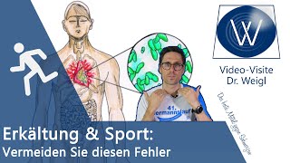 Ist Sport bei Erkältung Schnupfen amp Husten möglich 😷 Tödliche Gefahren fürs Herz Myokarditis 👆 [upl. by Sosthenna90]