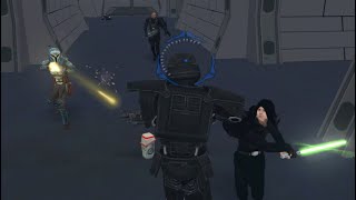 The Mandalorian Battle on Moff Gideons Ship Battlefront II [upl. by Lelah]