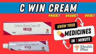 C Win Cream  Ciclopirox  Sun Pharmaceuticald [upl. by Ecitsuj]