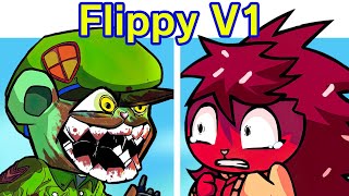 Friday Night Funkin VS Flippy Flipped Out V1 FULL WEEK  Cutscenes FNF Mod Happy Tree Friends [upl. by Nylg261]