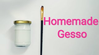 Homemade Gesso  How To Make Gesso At Home  DIY Primer  DIY Gesso  Rosy Passion [upl. by Dinesh]