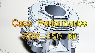 Casa Performance  SSR 250 Lambretta cylinder kit introduction [upl. by Brit573]