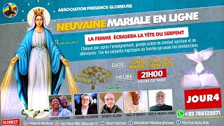 ASSOCIATION PRESENCE GLORIEUSE présente Neuvaine Mariale en ligne Jour 4 [upl. by Hpsoj]