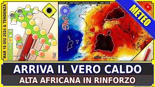 METEO • Alta Africana Protagonista  Caldo ed Afa Intensi [upl. by Geneva49]