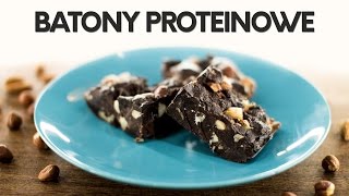 Batony proteinowe  przepis [upl. by Einnig]