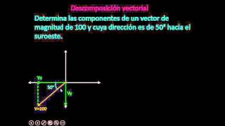 Descomposición de vectores [upl. by Gerbold]