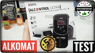 Jaki alkomat kupić XBLITZ Alcontrol Ultra alkomat elektrochemiczny  TEST  ForumWiedzy [upl. by Ahsenav]