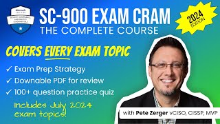 SC900 Exam Cram  2024 Edition Full Course [upl. by Ilah365]