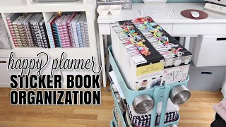 Which STICKER BOOKS do I Own Organization  FREE HAPPY PLANNER STICKER SPREADSHEET amp NEW Labels [upl. by Aicatsue655]