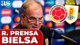 URUGUAY  COLOMBIA  MARCELO BIELSA CONFERENCIA PRENSA COMPLETA con MAXI ARAÚJO [upl. by Enyrb]