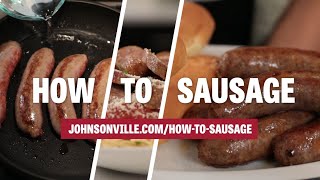 How to Cook Sausage on the Stovetop Frying Pan [upl. by Halda]