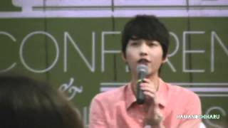 FANCAM 120526 Song Joong Ki in Singapore  Running Man [upl. by Nareik]