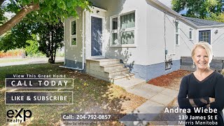 139 James St E in Morris Manitoba with Andrea Wiebe [upl. by Rives]