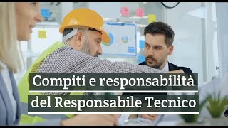 Responsabile Tecnico per la gestione dei rifiuti compiti e responsabilità [upl. by Oren]