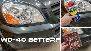 WD40 VS 3M  Best Headlight Restoration Method [upl. by Jenna419]