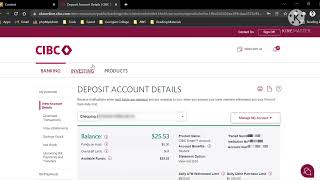 How to Get Void Cheque or Direct Deposit Form Online  CIBC Bank [upl. by Spindell]