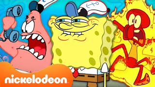 Bob Esponja  55 MINUTOS de Momentos Clássicos do Bob Esponja 🧽  Nickelodeon [upl. by Aline]