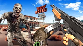 ZOMBIE HORDE AT A MOTEL  Arizona Sunshine 2 Gameplay [upl. by Leeanne]