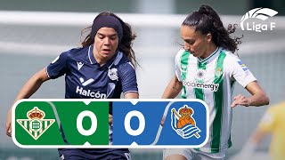 Resumen del Real Betis Féminas vs Real Sociedad  Jornada 20  Liga F [upl. by Stent]