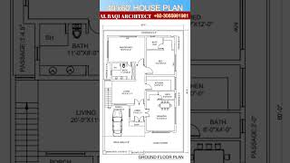 Smart Living 40x60 House Layout  2400 Square feet House Plan  40by60 Ghar ka Naksha home [upl. by Teeniv516]