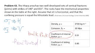 Rock Mechanics  Fault slips  Mohr Circle  P41 [upl. by Eicyac377]