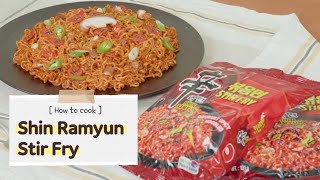 How to cook Shin Ramyun StirFry [upl. by Esau447]