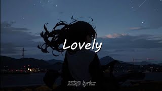 Billie Eilish Khalid  Lovely Lyrics [upl. by Sivat]