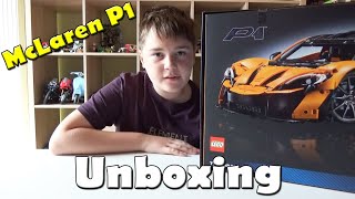 Lego 42172 Technic McLaren P1 Unboxing 🏎️📦🧱 [upl. by Meehyrb119]