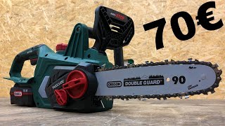 PARKSIDE ® Cordless Chainsaw PKSA 20Li B2 unboxing and test  20V AkkuKettensäge von Lidl für 70€ [upl. by Einon]