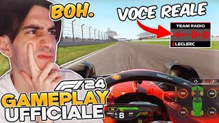 PRIMO GAMEPLAY di F1 24 TEAM RADIO dei PILOTI [upl. by Assirram]