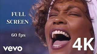 Whitney Houston  Star Spangled Banner National Anthem  Super Bowl 1991  4K REMASTERED [upl. by Leiva]