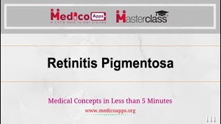 Live Class on Retinitis Pigmentosa by Dr Suguna [upl. by Debbra]