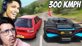 Bugatti Supercar VS Maruti 800 Forza Horizon 5 with GamerFleetAnshuBisht [upl. by Earased472]