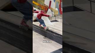 SAVOSIN ILIA NEW TRICK FAKIE 450 BS BACKSLIDE TO SOUL shorts blading trick [upl. by Ecargyram]