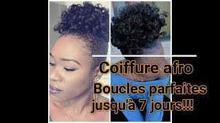 COMMENT COIFFER LES CHEVEUX CREPUS BOUCLES PARFAITES COIFFURE AFRO [upl. by Adall]