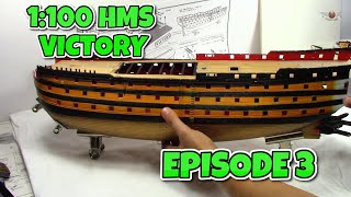 EPISODE 3 HELLER HMS VICTORY BUILD VIDEO [upl. by Ahsiemat]