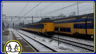 Station Weesp in de sneeuw [upl. by Erica]