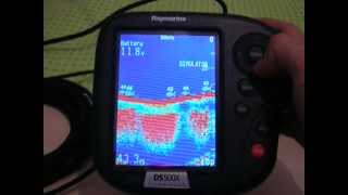 Raymarine DS500x Fishfinder [upl. by Ynafetse679]